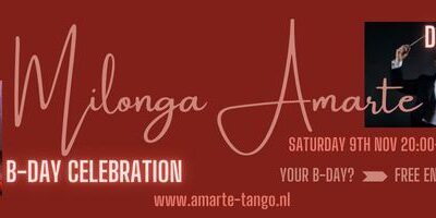 Extra activiteiten Milonga Amarte einde 2024